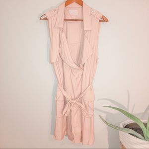 Light Pink Zippered Vest